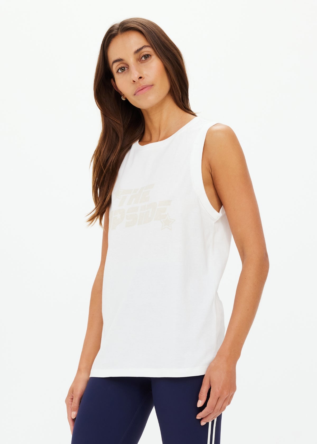 Stardust Jeet Tank Top - White