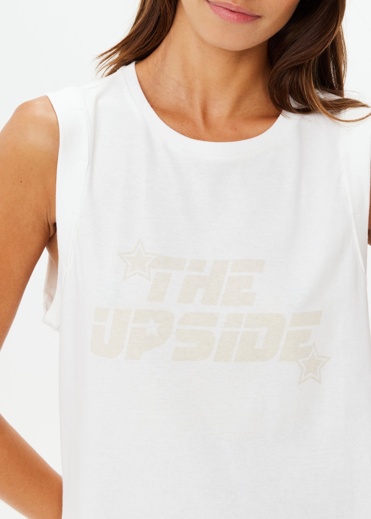 Stardust Jeet Tank Top - White