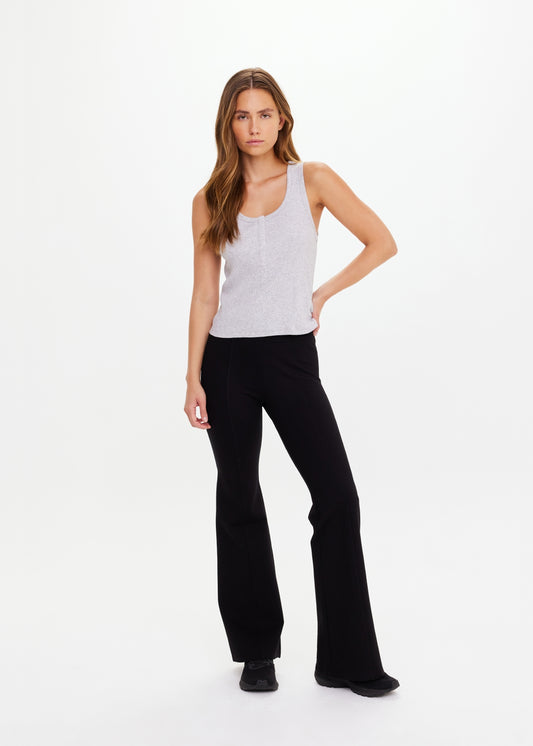 Sapna Rib Tank Top - Grey Marle