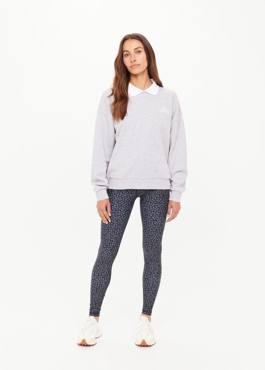 Pascal Collared Crew - Grey Marle