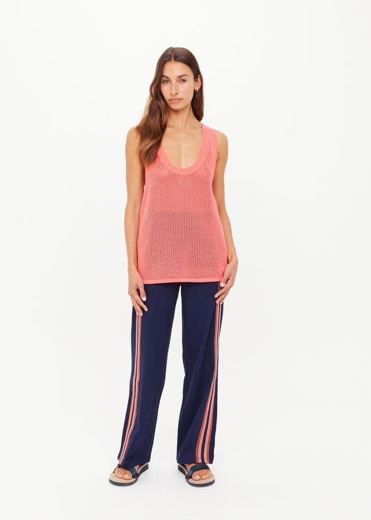 Fenway Wales Knit Tank - Blush