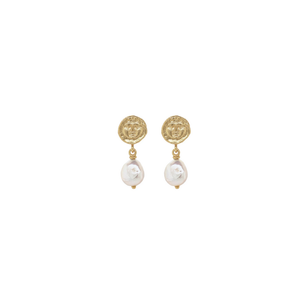 Pandaia Earrings with Pearl