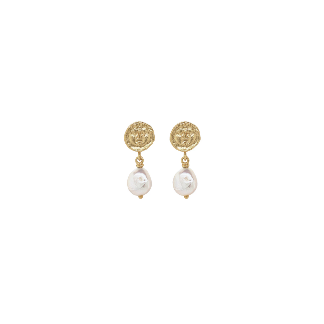 Pandaia Earrings with Pearl