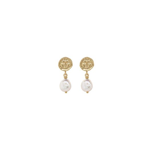 Pandaia Earrings with Pearl