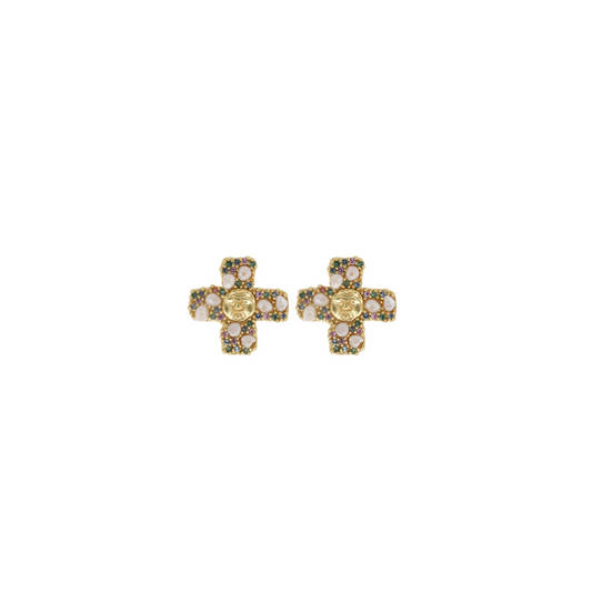 Gorgoneion Peace Earrings