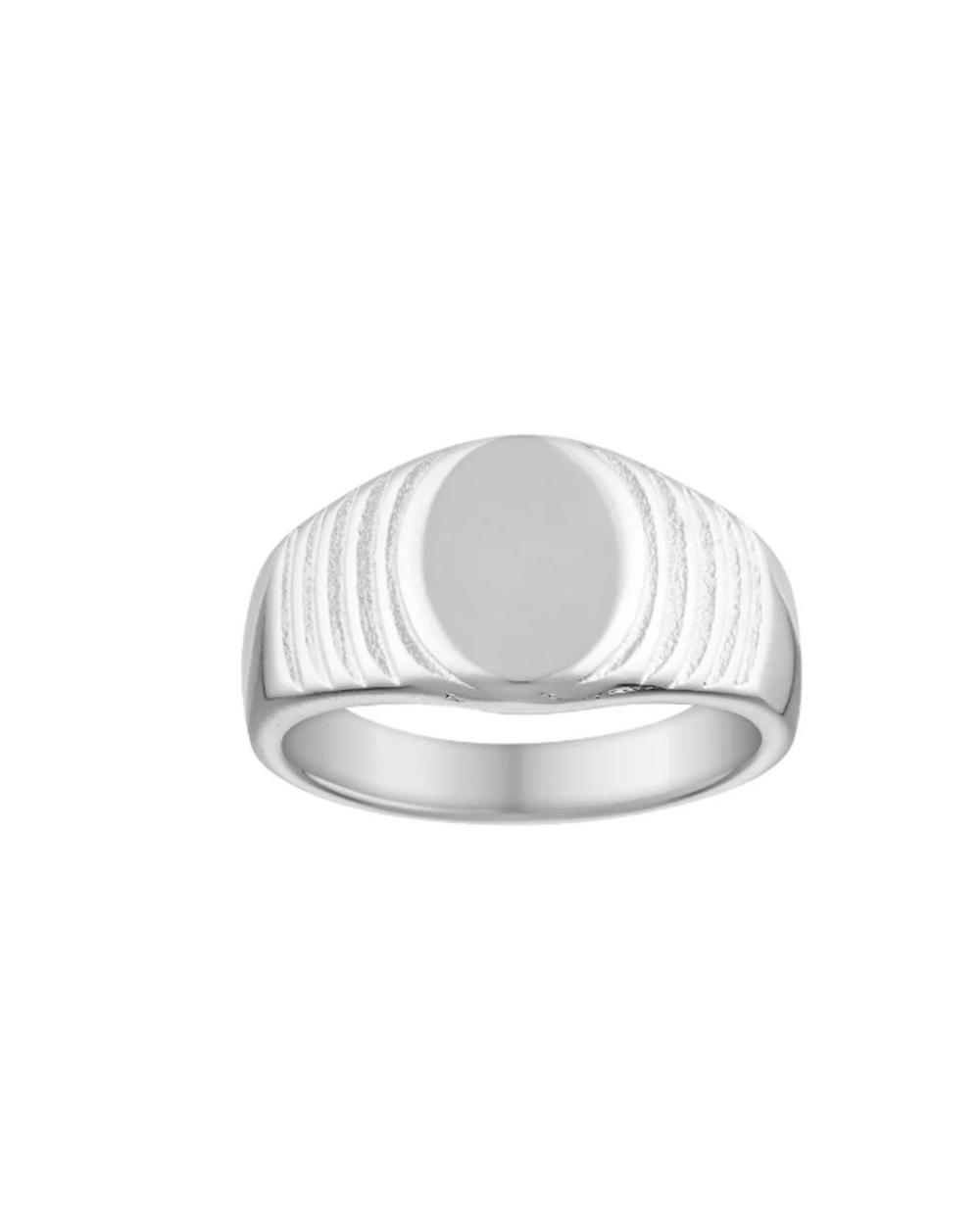 Nonno Signet Ring - White Gold