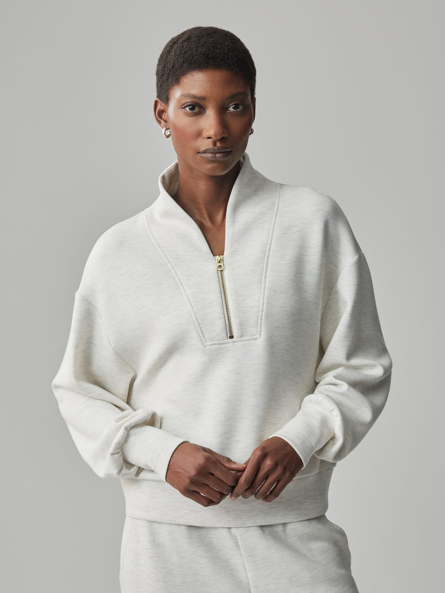 Davidson Sweat - Ivory Marl