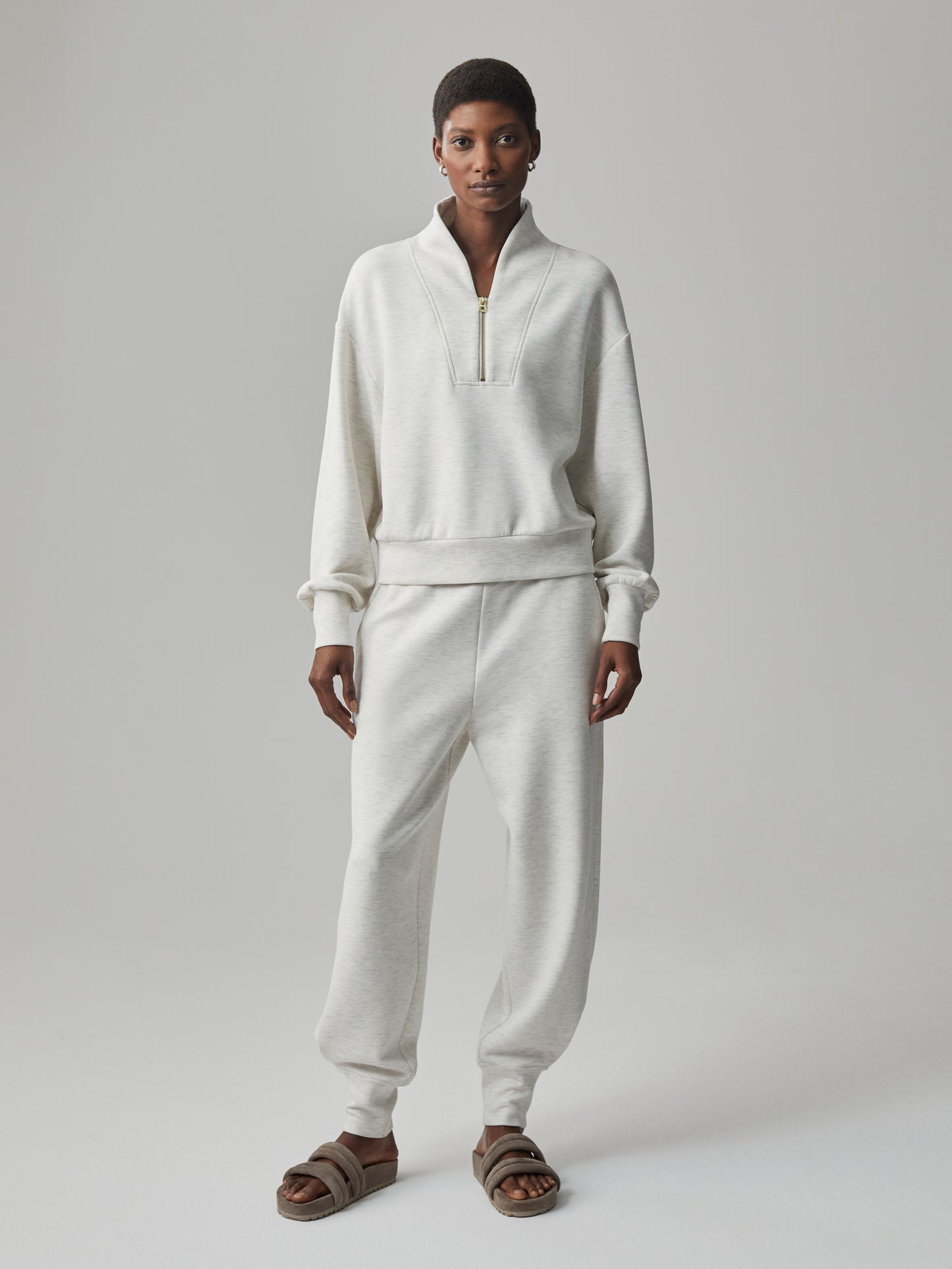 Davidson Sweat - Ivory Marl