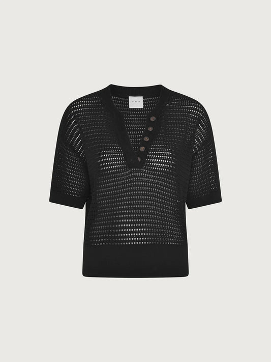 Callie Knit Top - Black