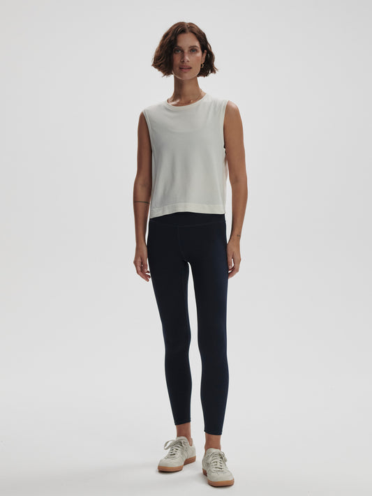 Page Seamless Crop Tank - Snow White