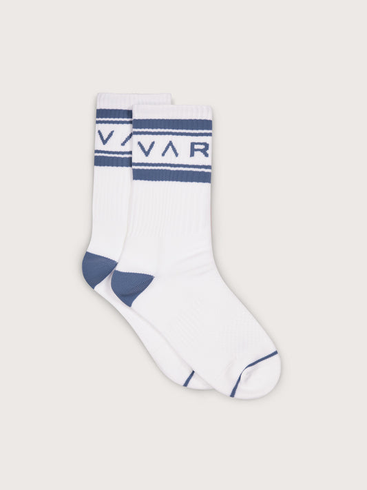 Astley Active Sock - White/Ash Blue