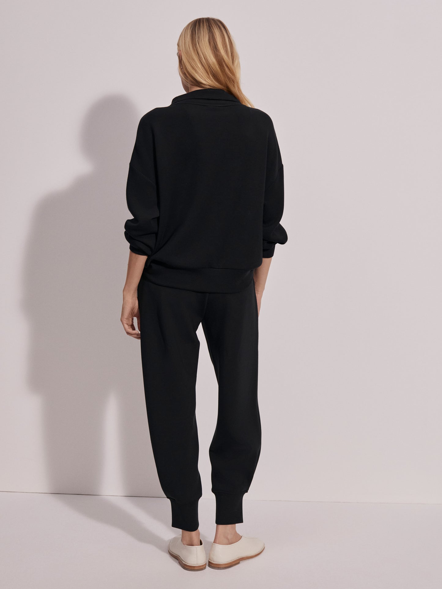 Hawley Half Zip Sweat - Black