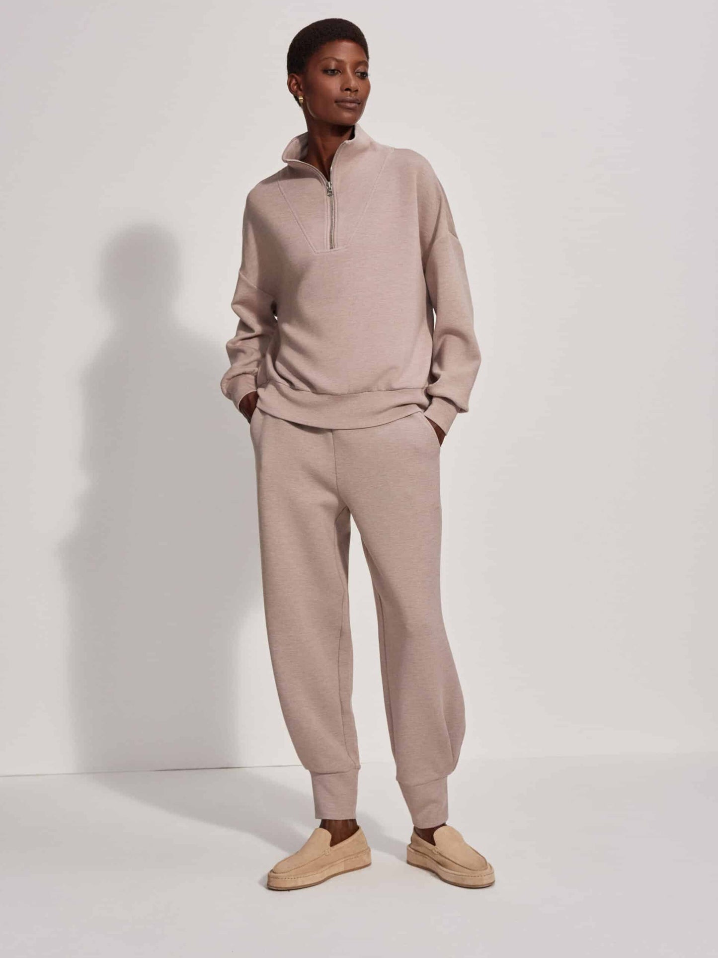 Var01461 Hawley Sweat Taupe Marl 005
