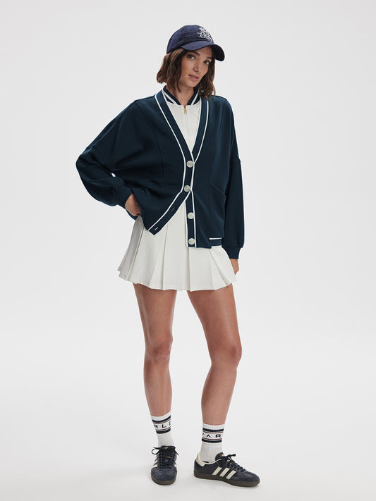 Decker Off Court Cardigan - Navy
