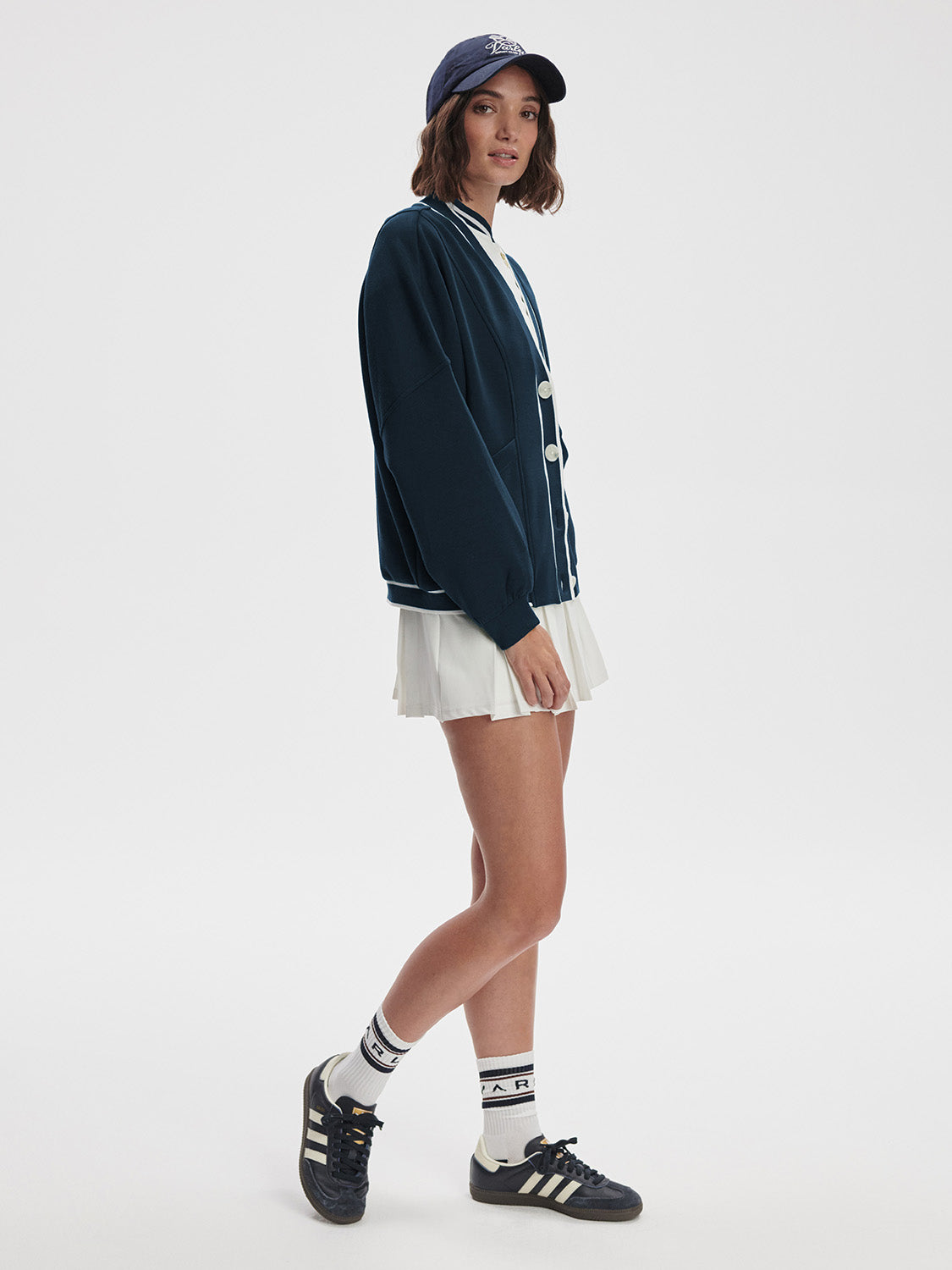 Decker Off Court Cardigan - Navy