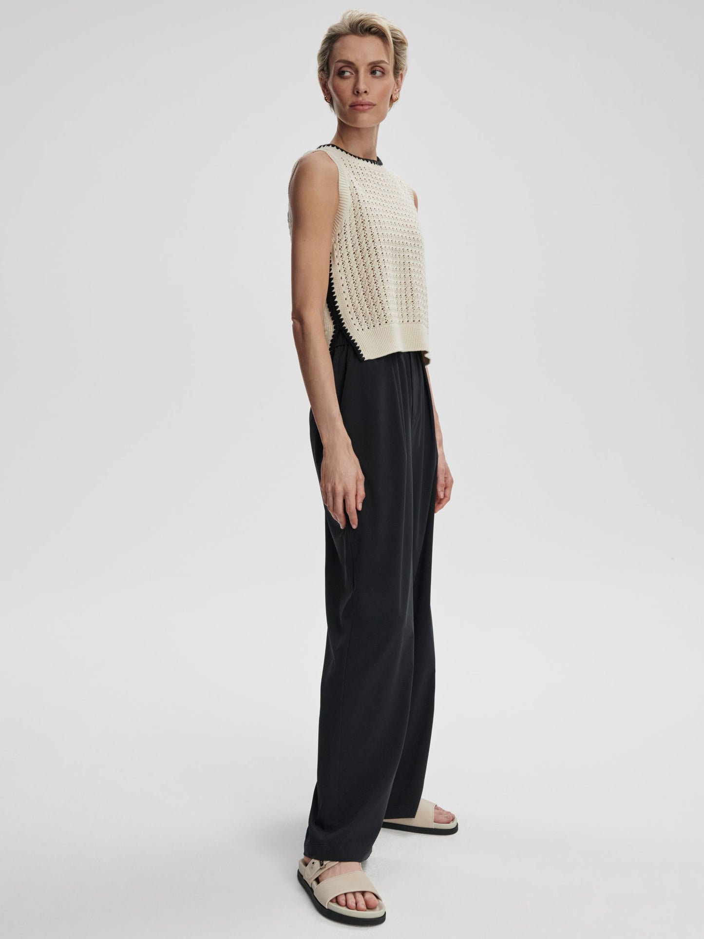 Delaney Knit Vest - Birch