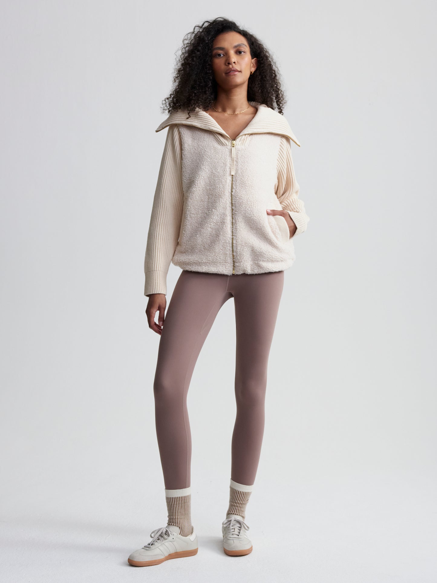 Ardley Zip Through - Sandshell