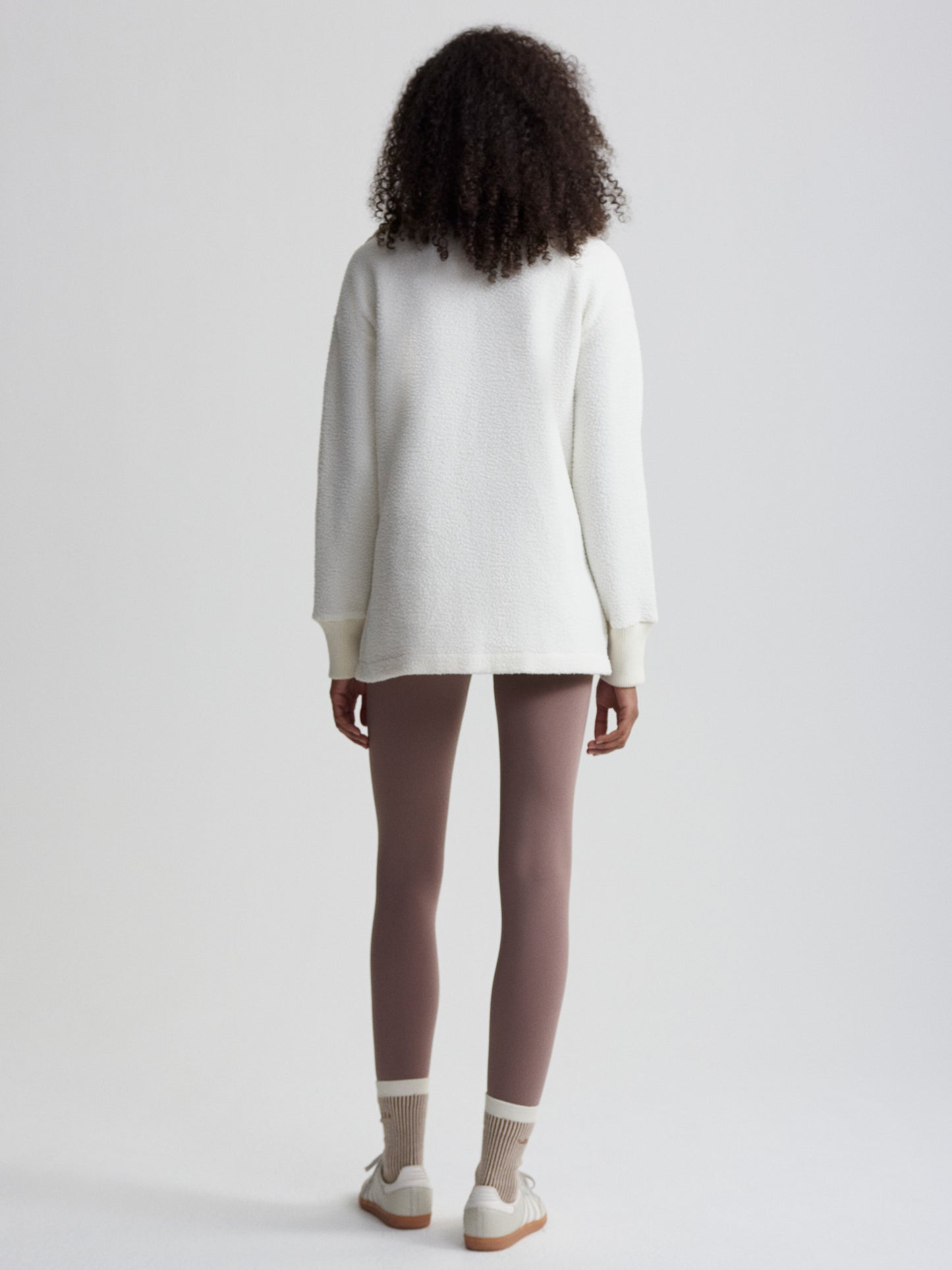 Wallace Half Zip Fleece - Egret