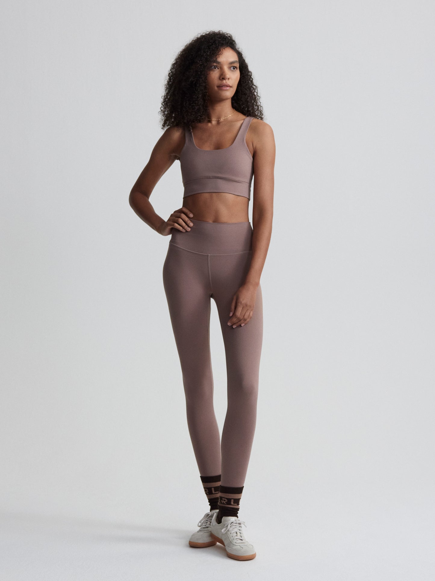 FreeSoft High Rise Legging 25- Deep Taupe