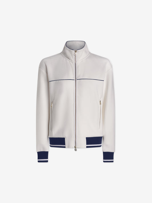 Vivian Jacket White/ Blue Night