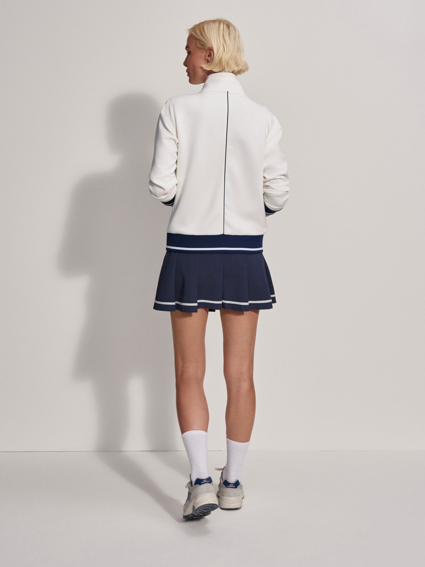 Vivian Jacket White/ Blue Night