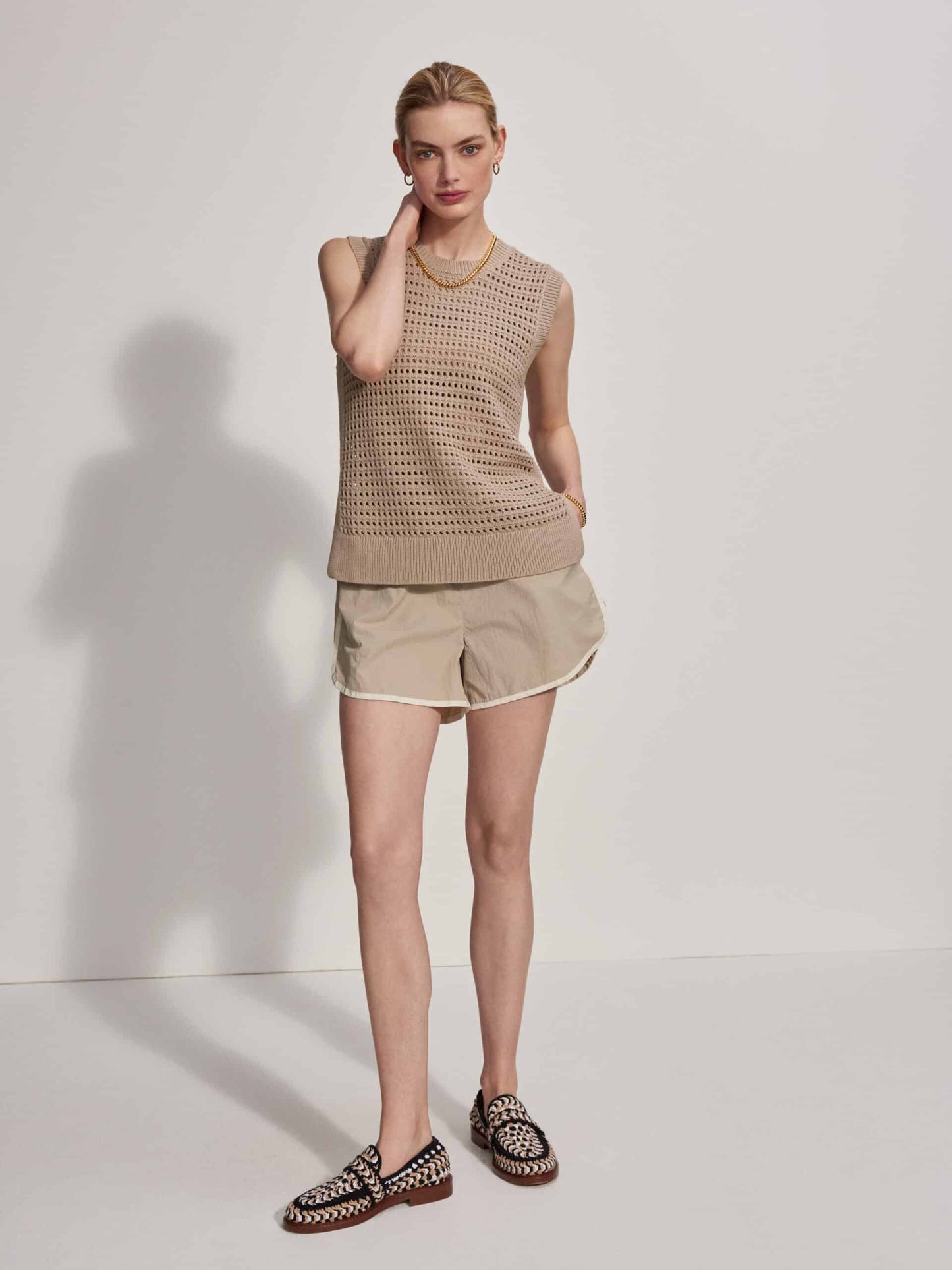 Var01994 Darin Longline Knit Tank Cashmere Stone 029