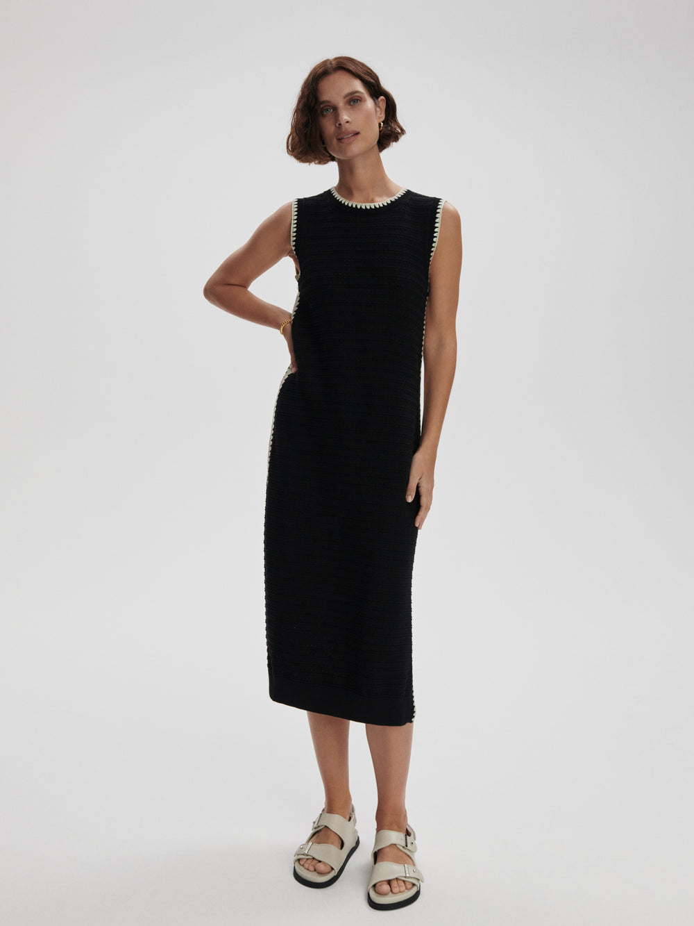 Dwight Tank Knit Dress - Black