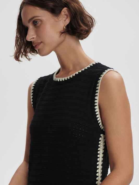 Dwight Tank Knit Dress - Black