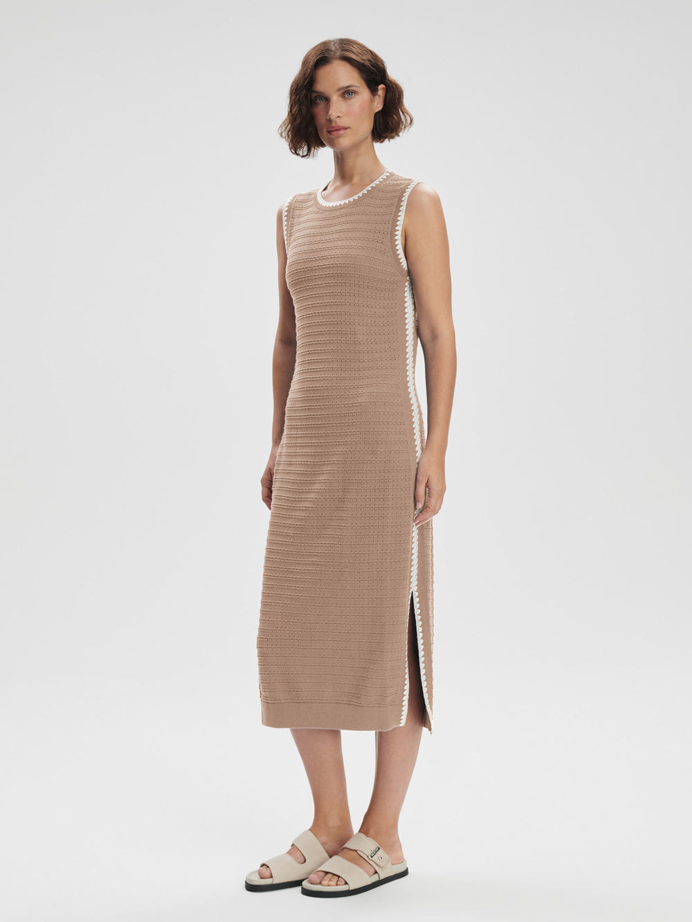 Dwight Tank Knit Dress - Light Taupe