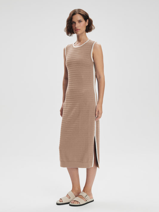 Dwight Tank Knit Dress - Light Taupe