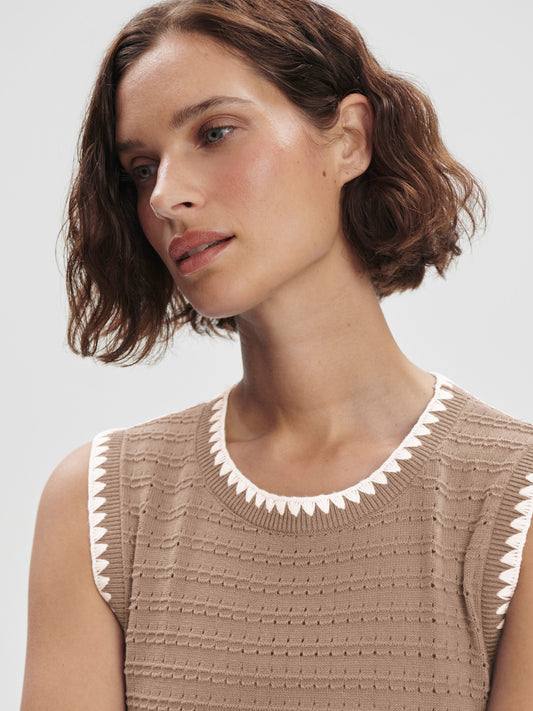 Dwight Tank Knit Dress - Light Taupe