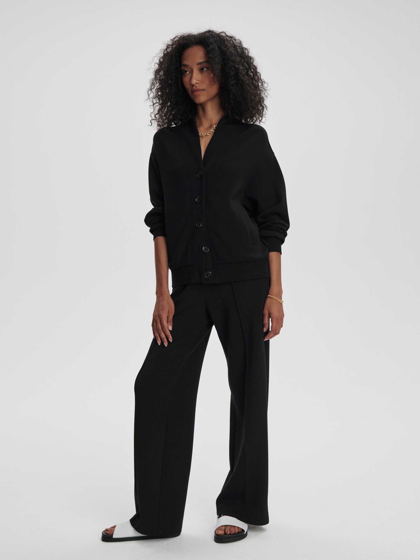 The Wide Leg Pant 28 - Black