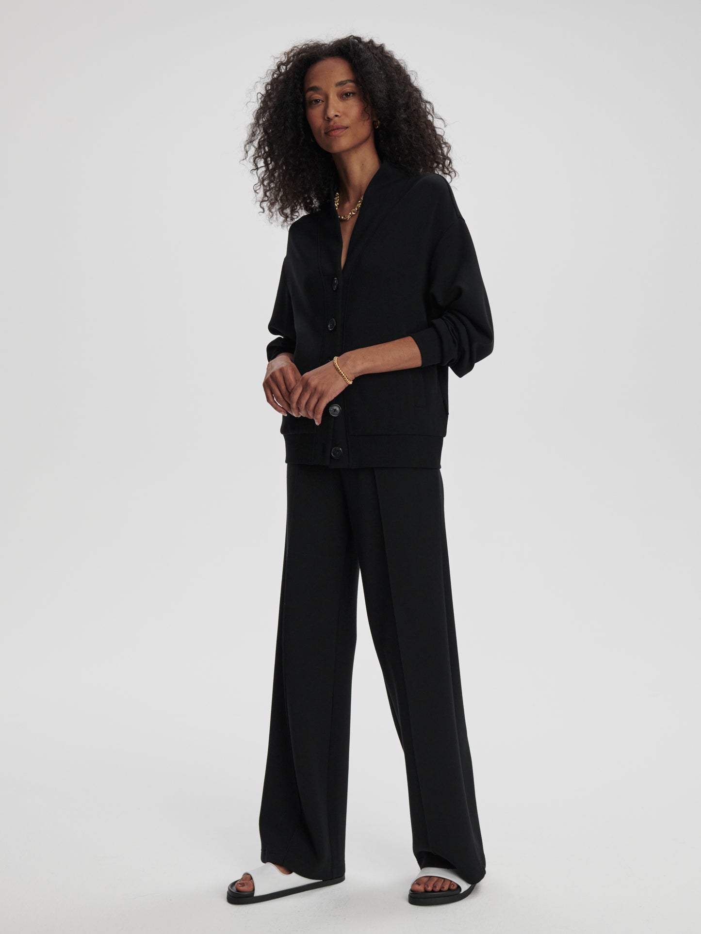 The Wide Leg Pant 28 - Black