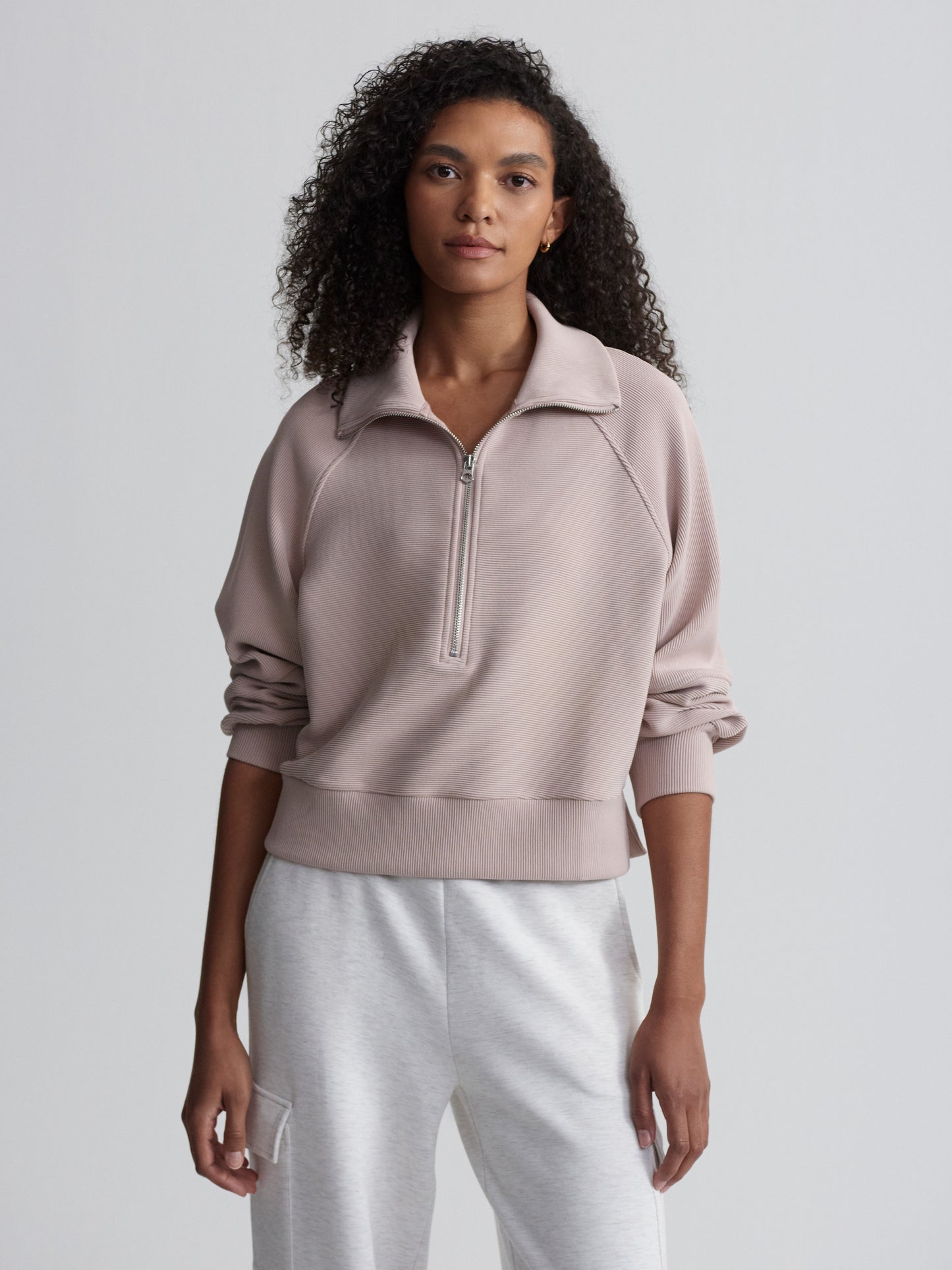Milano Half Zip - Shadow Grey