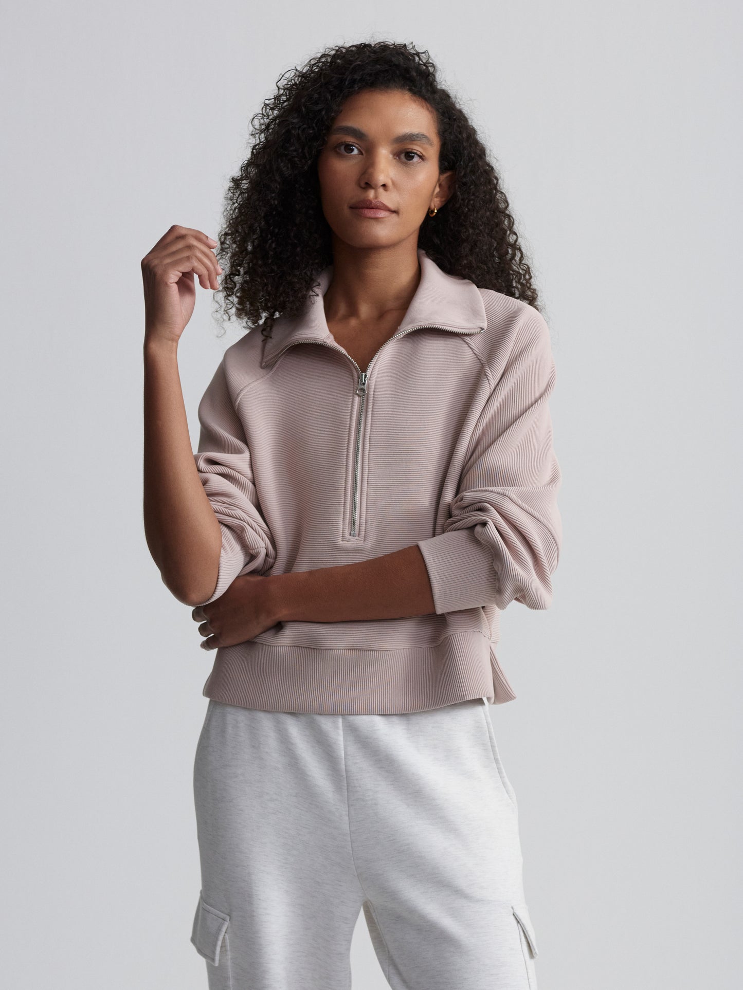 Milano Half Zip - Shadow Grey