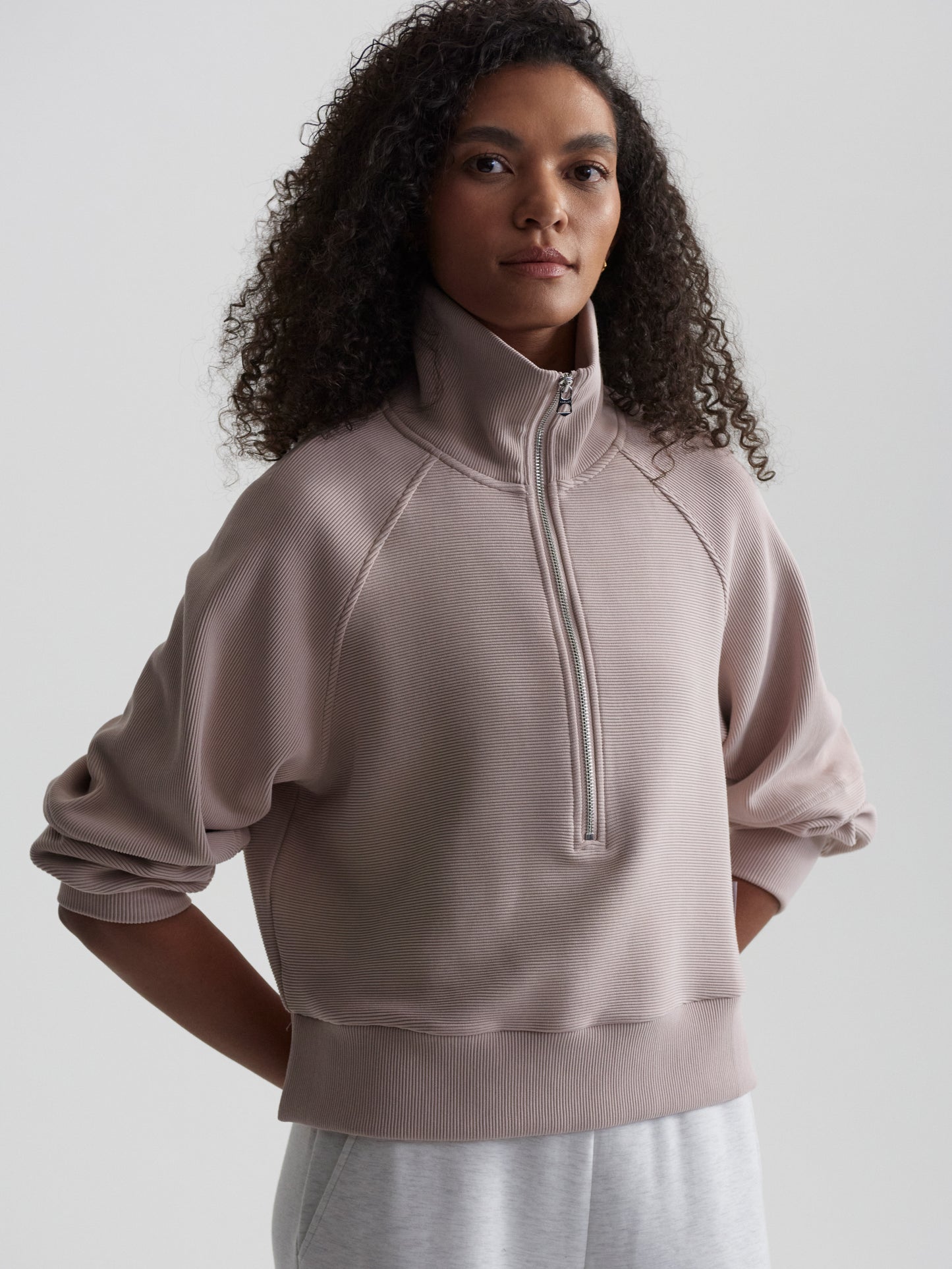 Milano Half Zip - Shadow Grey