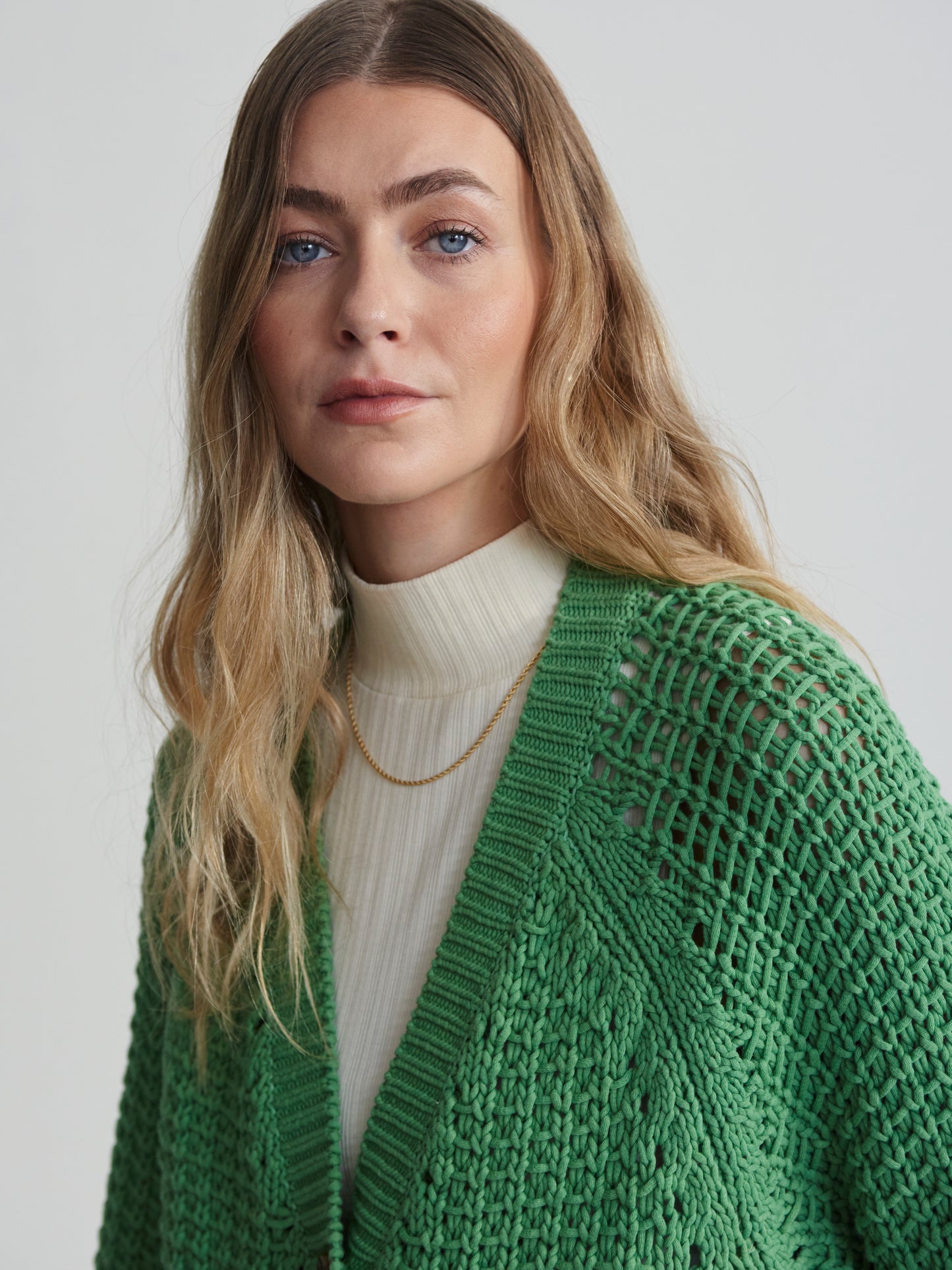 Carla Chunky Rib Cardigan - Jadesheen