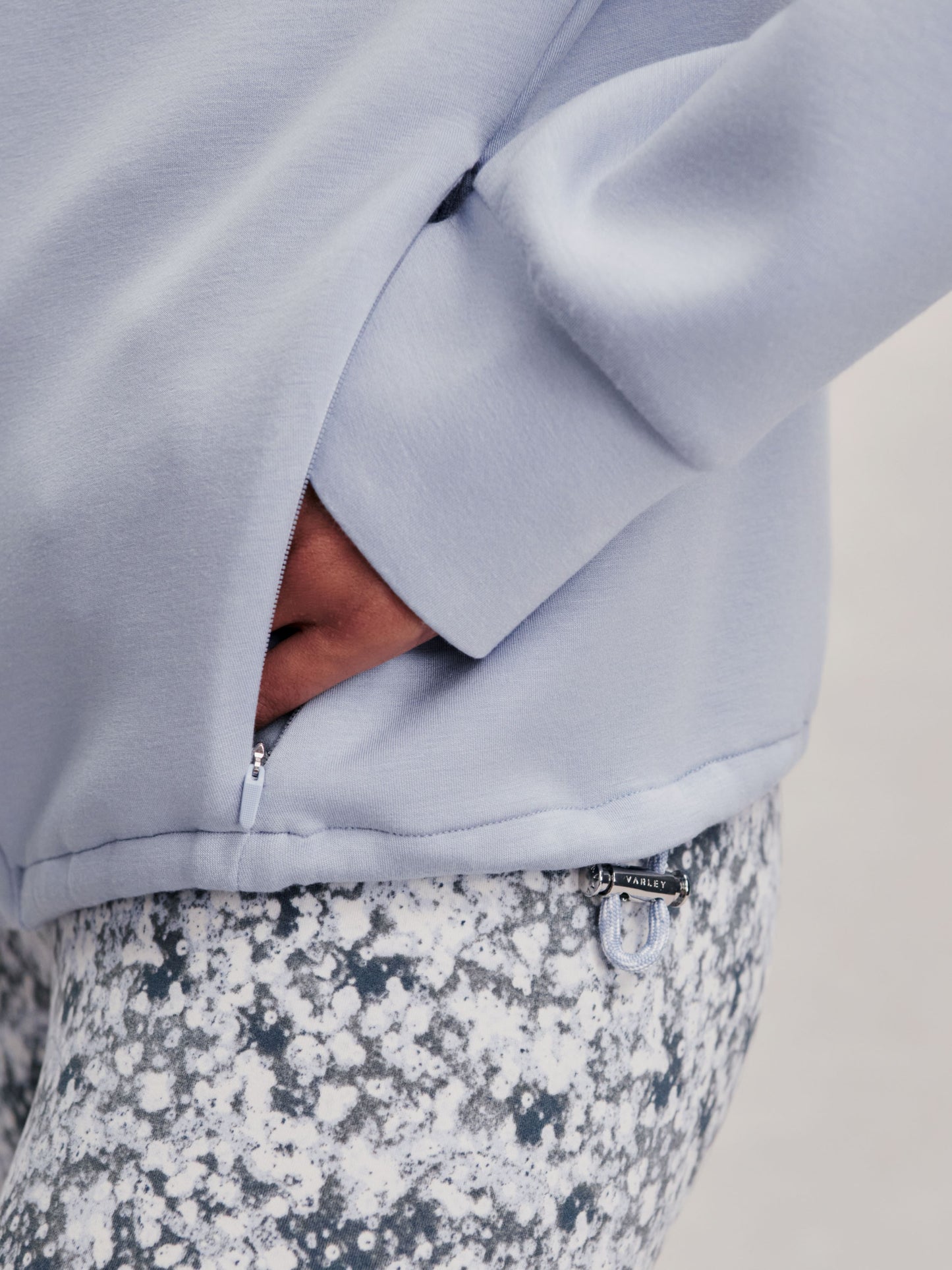 Tayah Zip Through Midlayer - Blue Blizzard