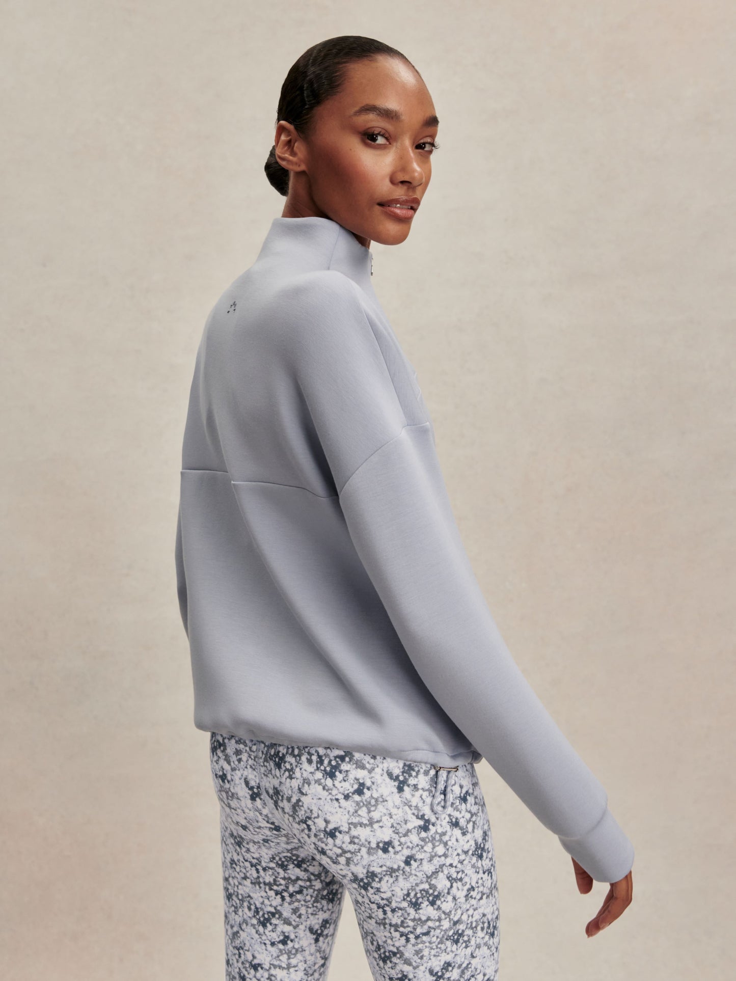 Tayah Zip Through Midlayer - Blue Blizzard