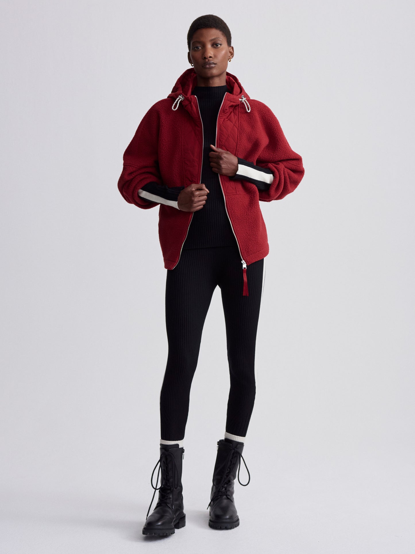 Richfield Quilt Fleece Jacket - Dahlia
