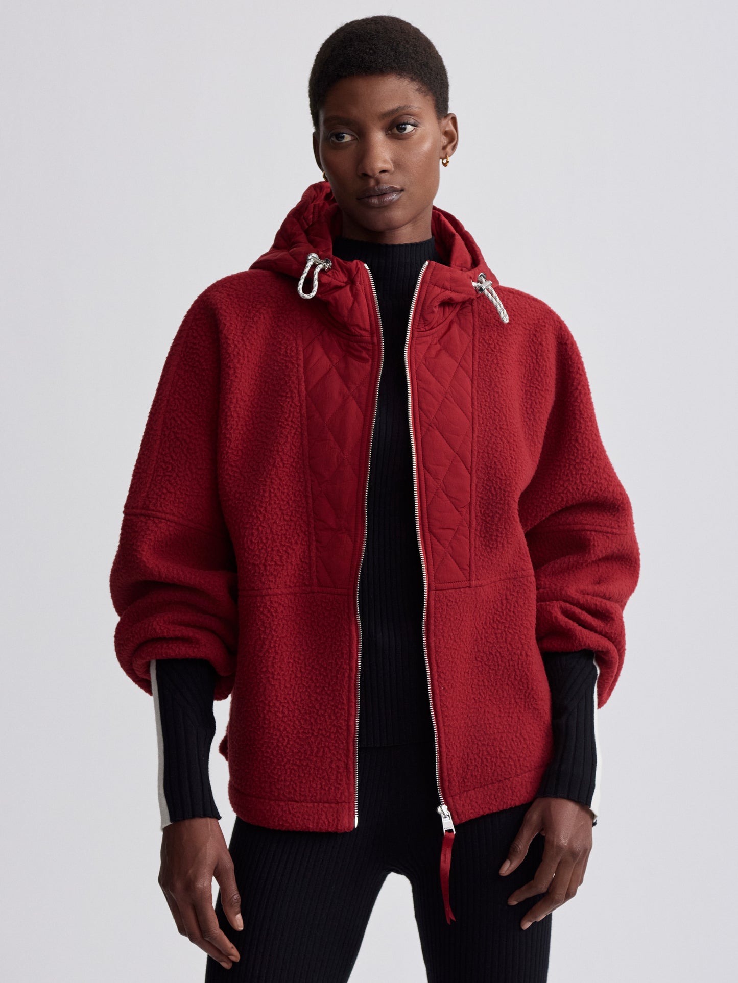 Richfield Quilt Fleece Jacket - Dahlia