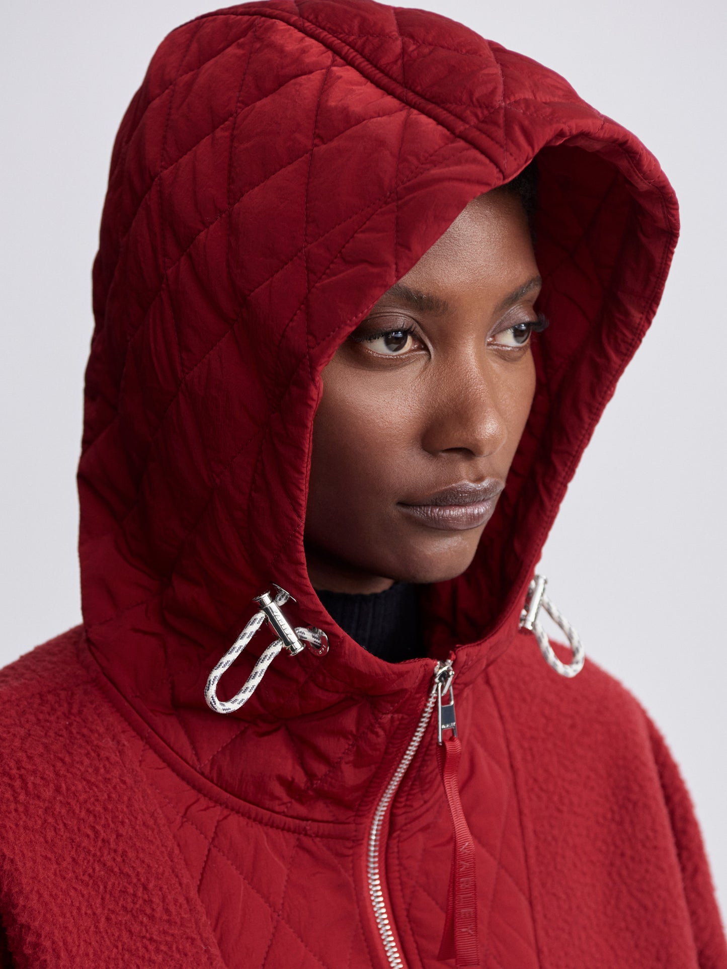 Richfield Quilt Fleece Jacket - Dahlia