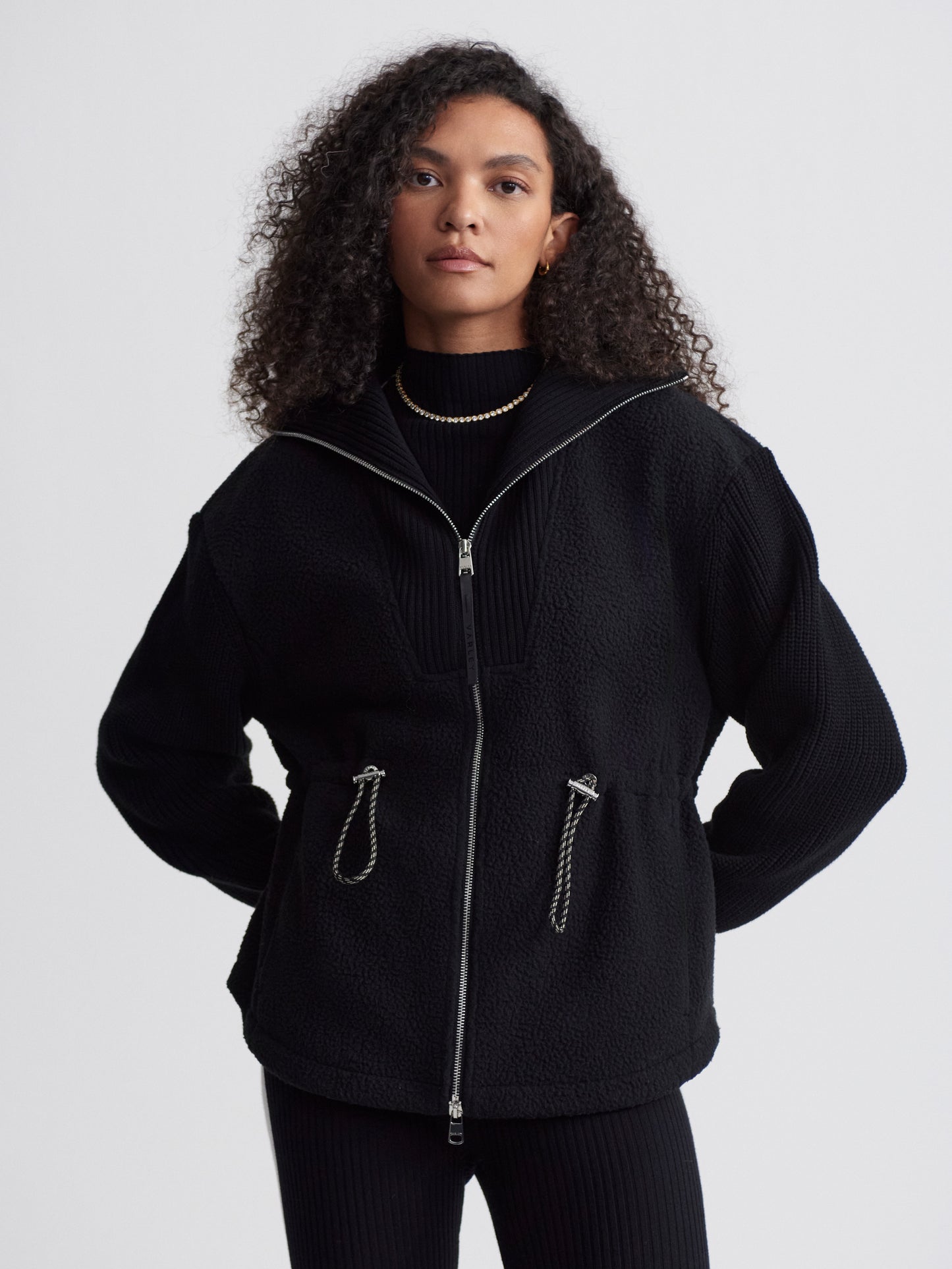 Renea Fleece Jacket - Black