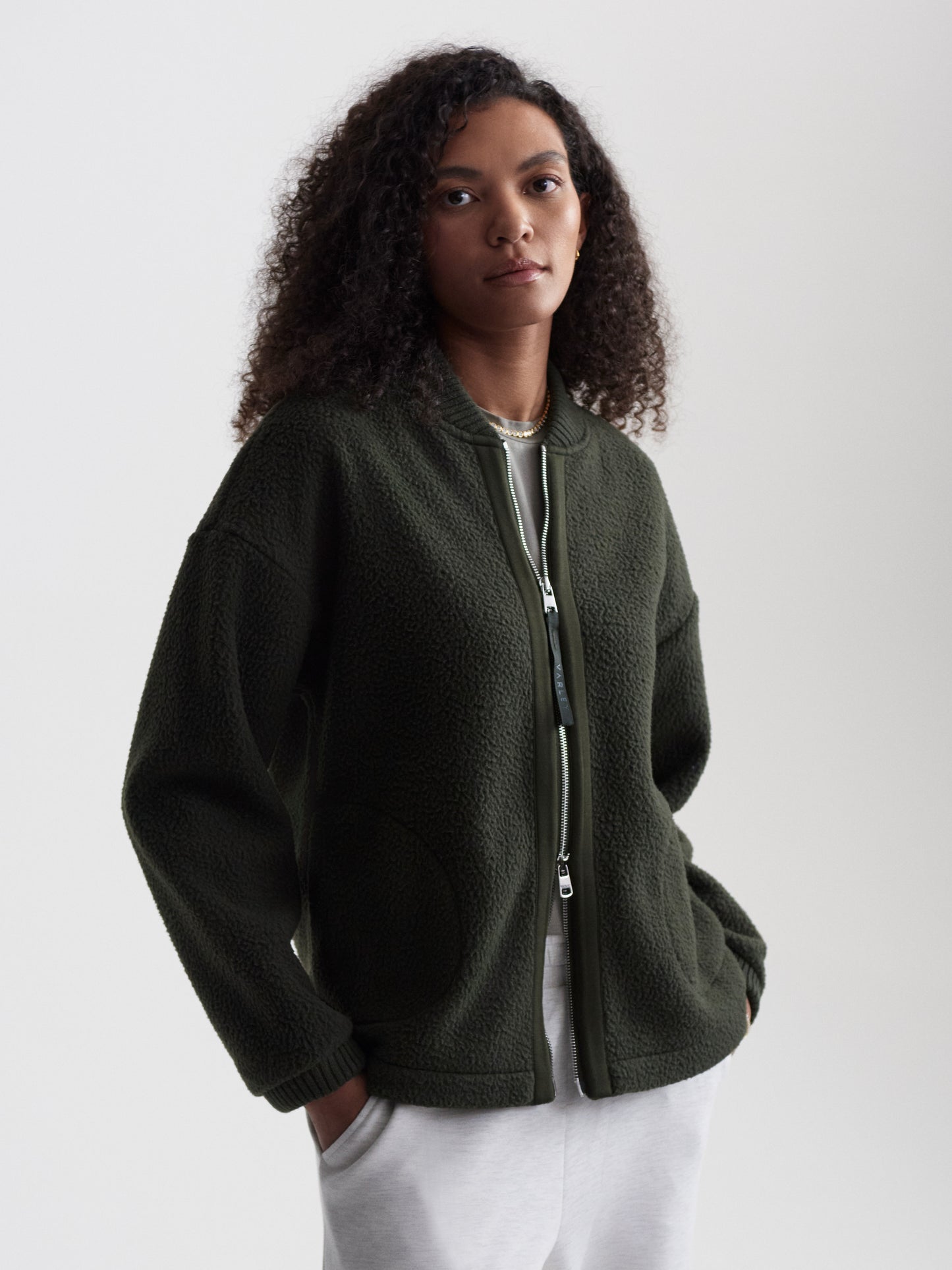 Willmont Patch Pocket Fleece - Dark Resin Green