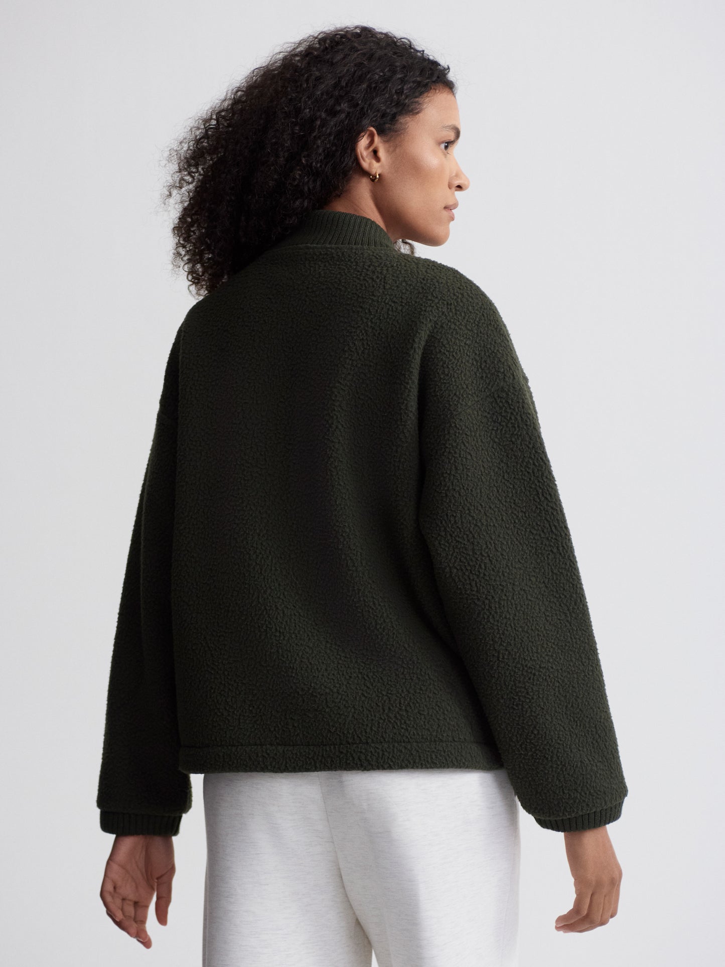Willmont Patch Pocket Fleece - Dark Resin Green