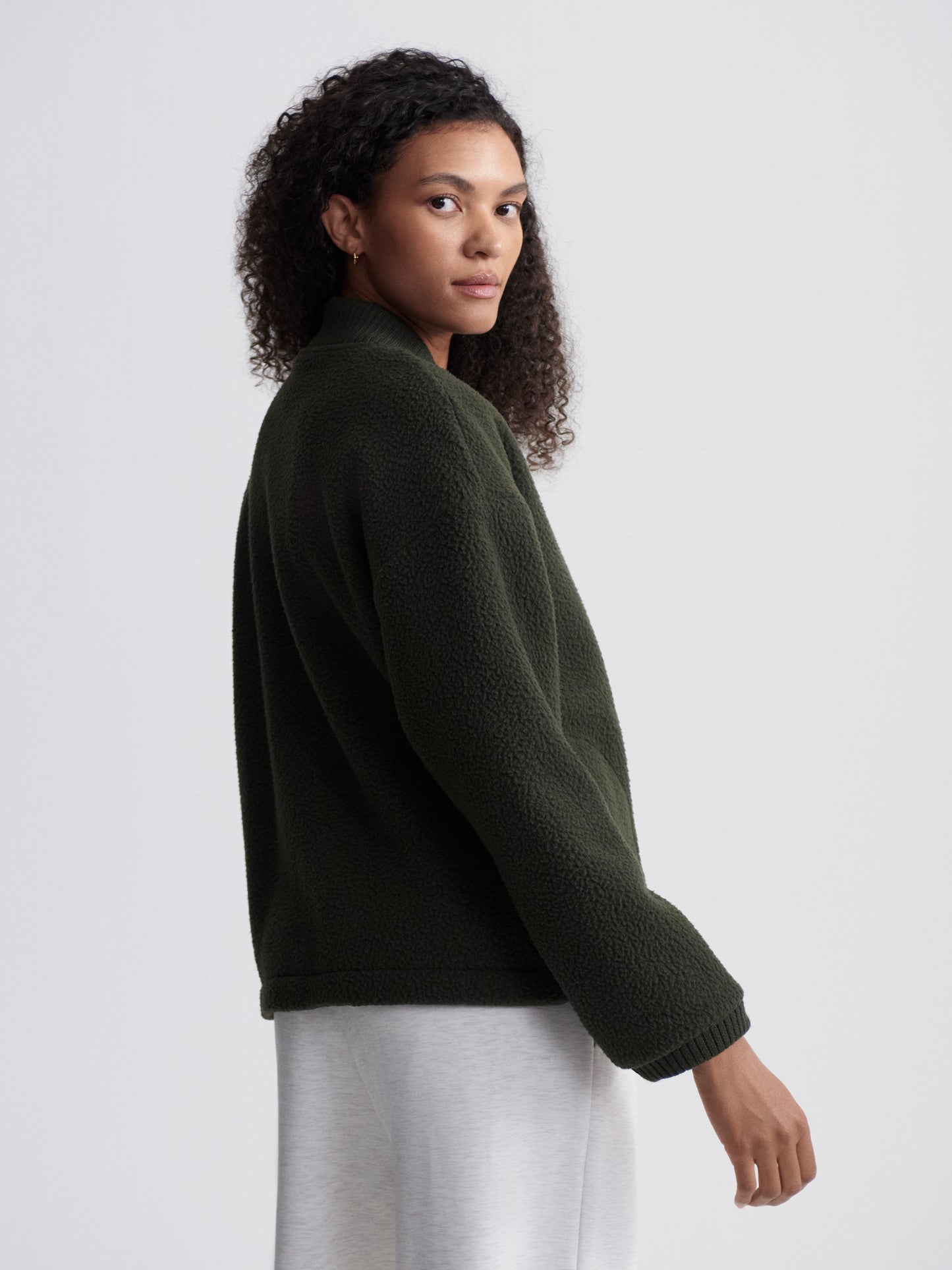 Willmont Patch Pocket Fleece - Dark Resin Green
