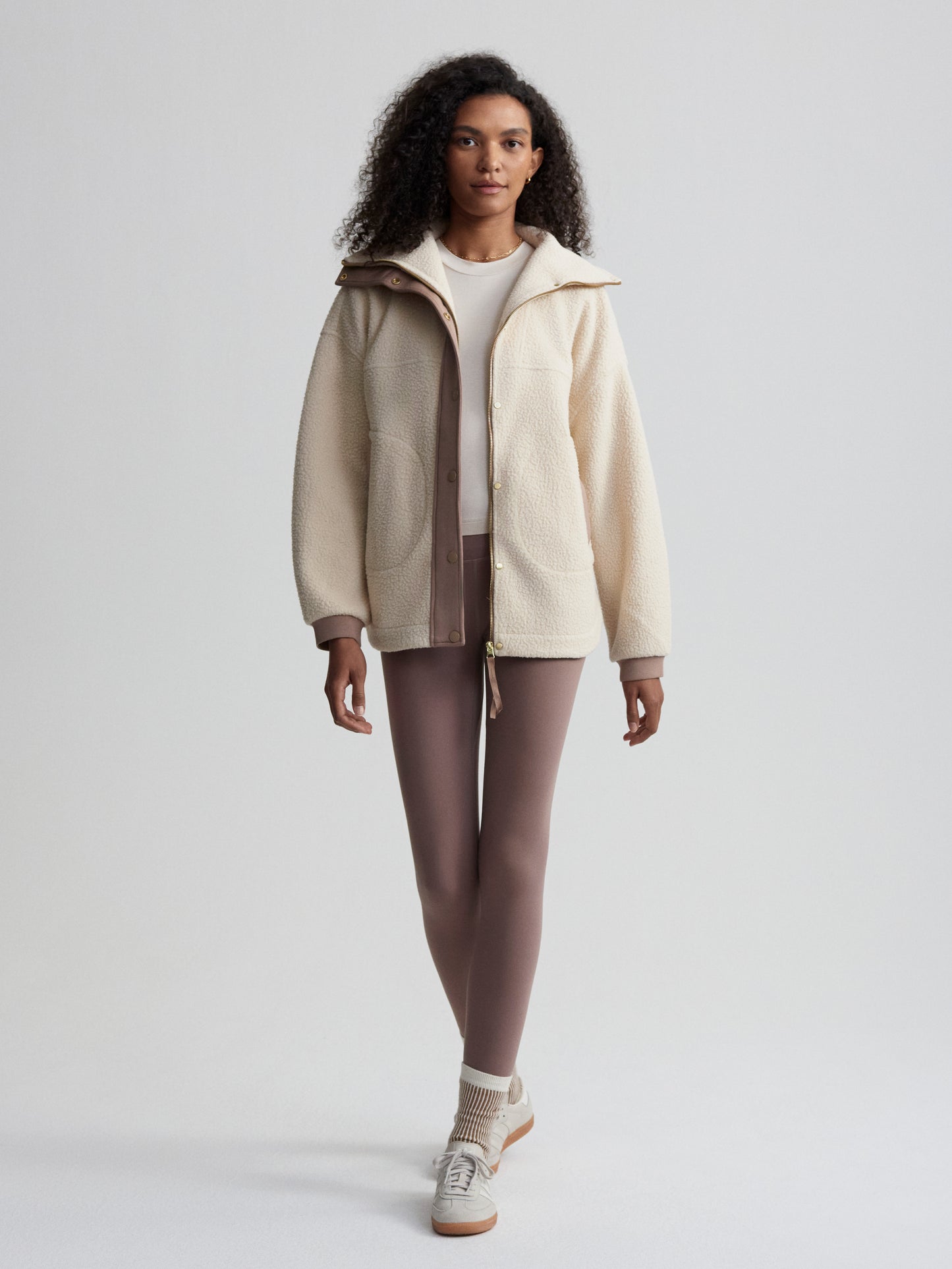 Tatton Fleece Jacket - Cool Sand