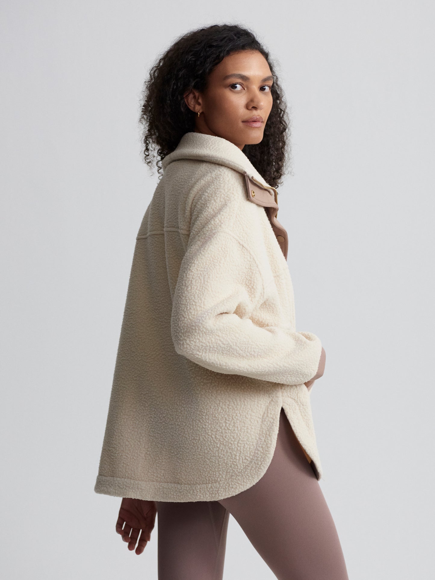Tatton Fleece Jacket - Cool Sand