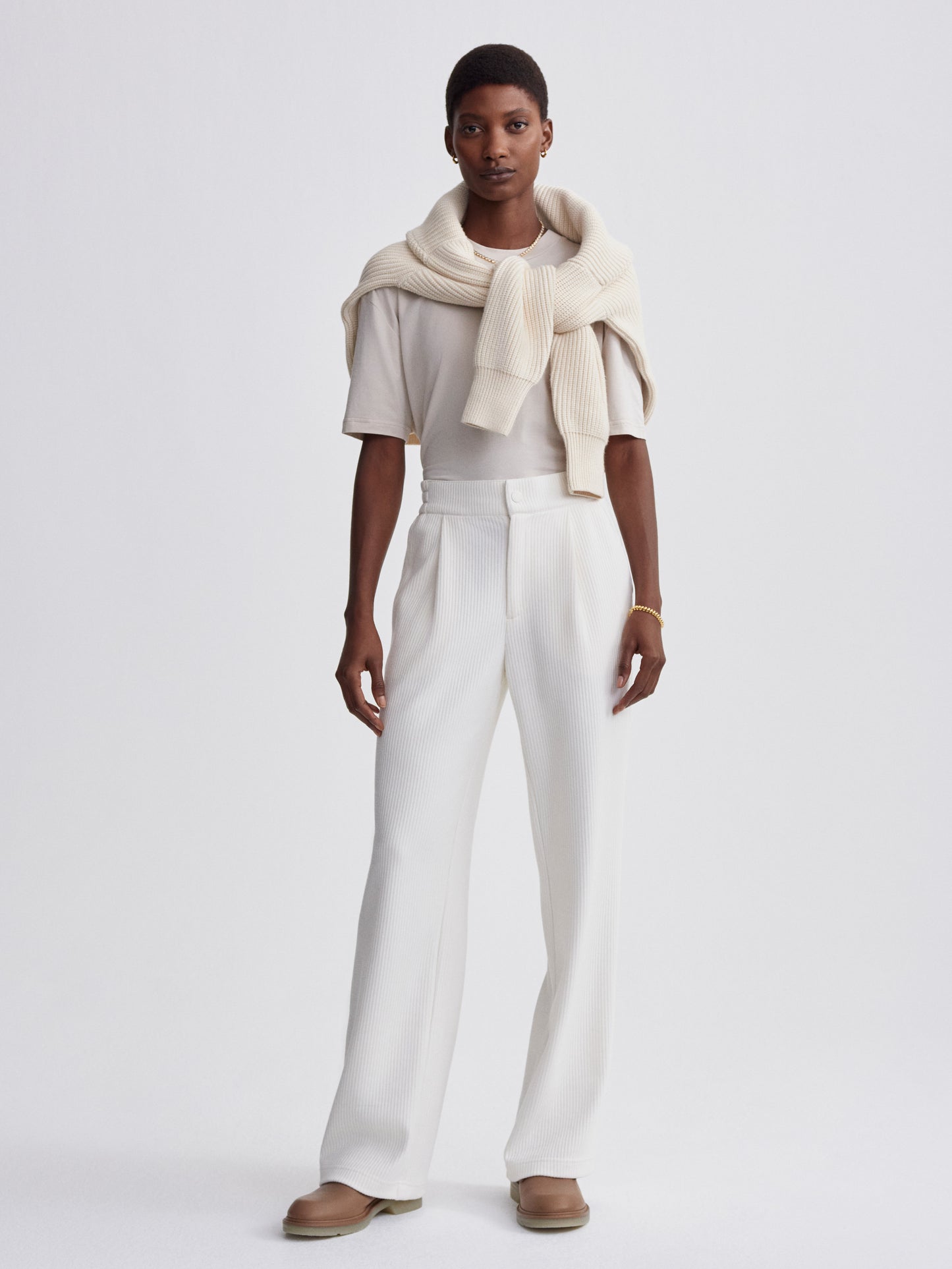 Aberdeen Straight Leg Pant 29 - Egret