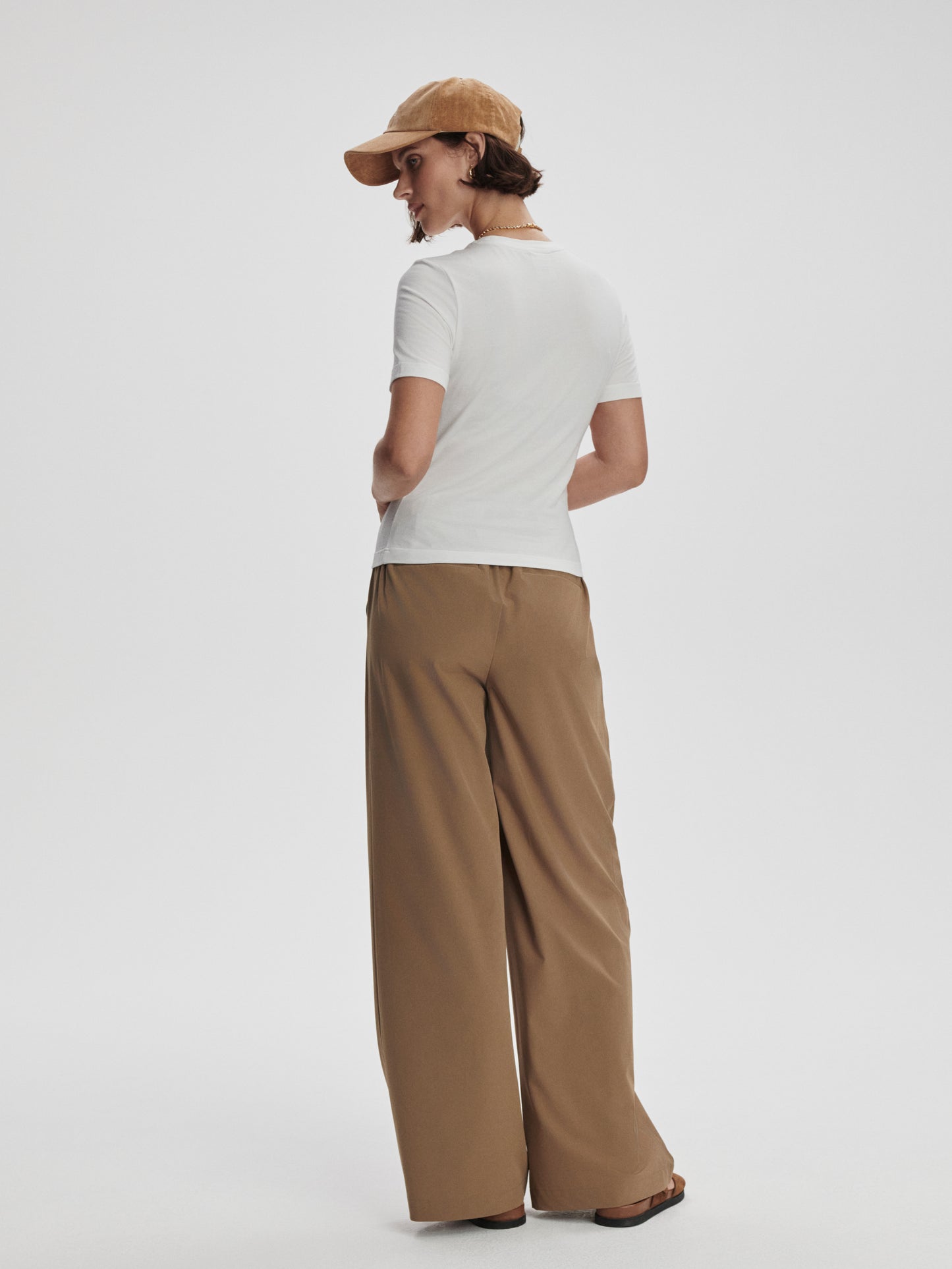 Regina Fitted Tee - White